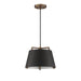 Kendal Canada - One Light Pendant - Sky - Black & Brass- Union Lighting Luminaires Decor