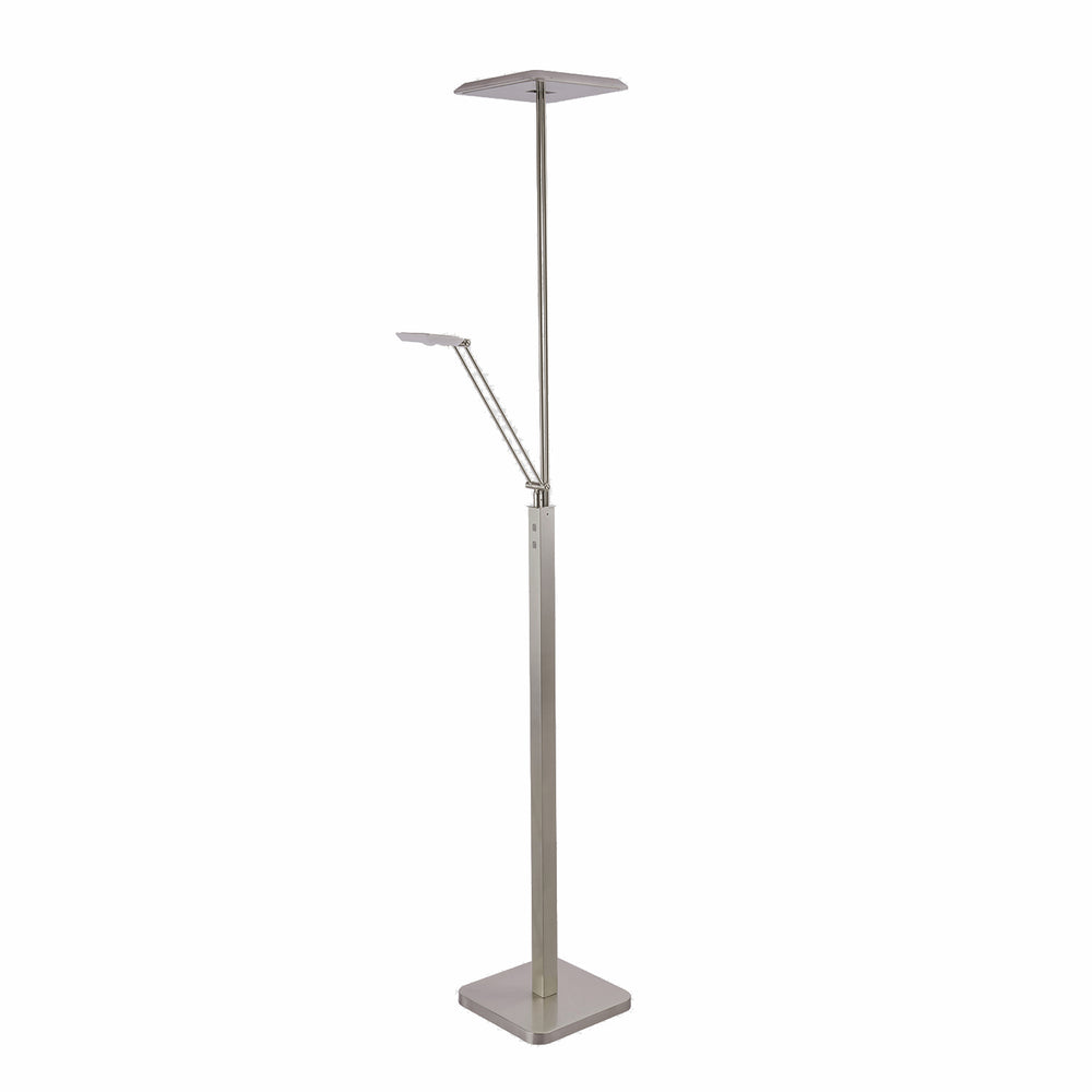 Kendal Canada - LED Torchiere - Ibiza - Satin Nickel- Union Lighting Luminaires Decor