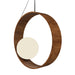 Accord Lighting - One Light Pendant - Sfera - Imbuia- Union Lighting Luminaires Decor