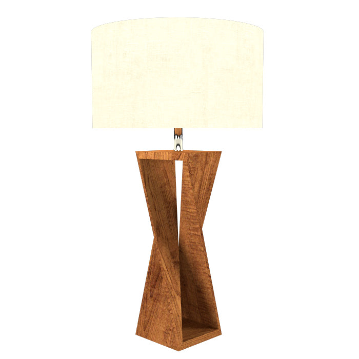 Accord Lighting - One Light Table Lamp - Spin - Imbuia- Union Lighting Luminaires Decor