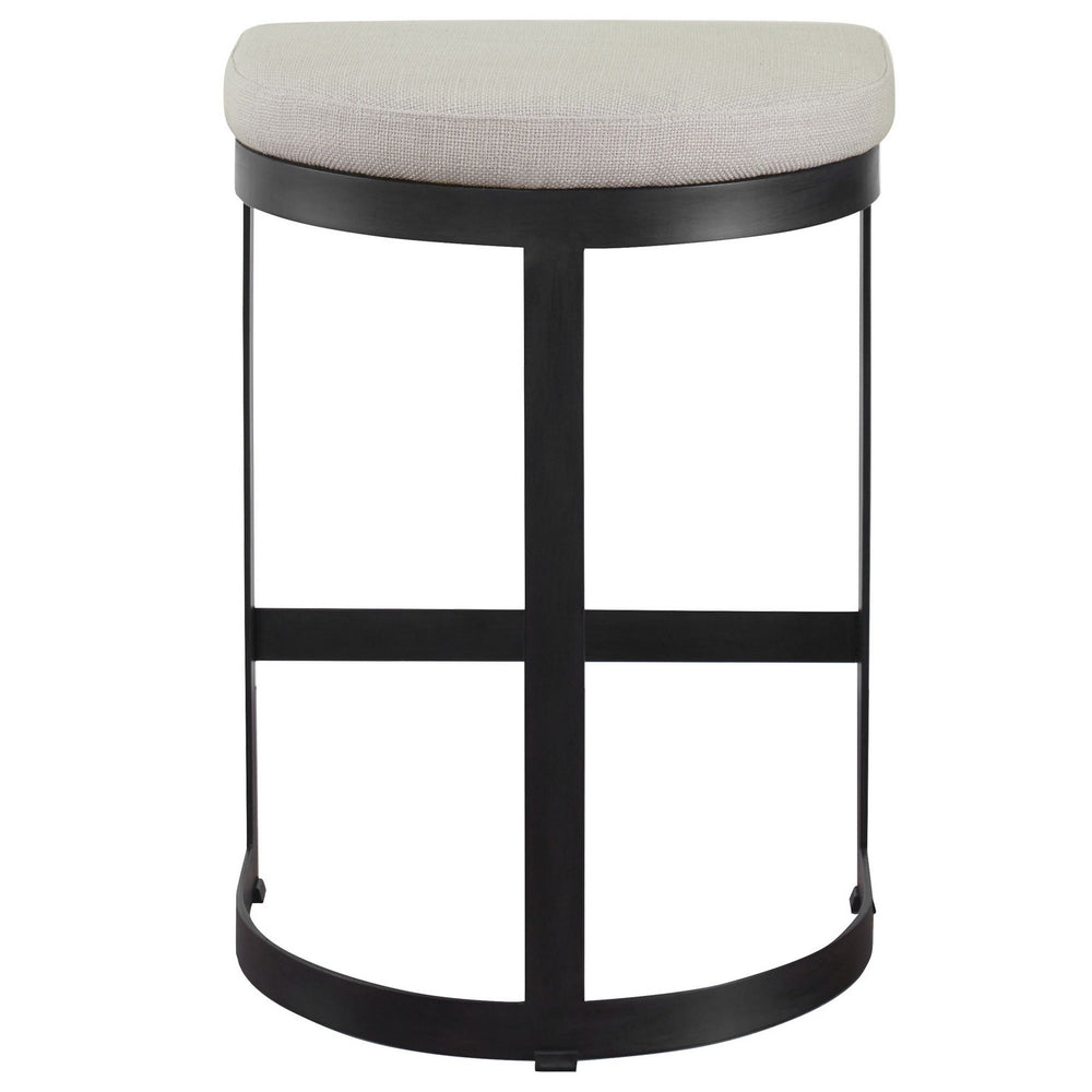 Uttermost - Counter Stool - Ivanna - Matte Black- Union Lighting Luminaires Decor