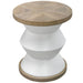 Uttermost - Side Table - Spool - Matte White- Union Lighting Luminaires Decor