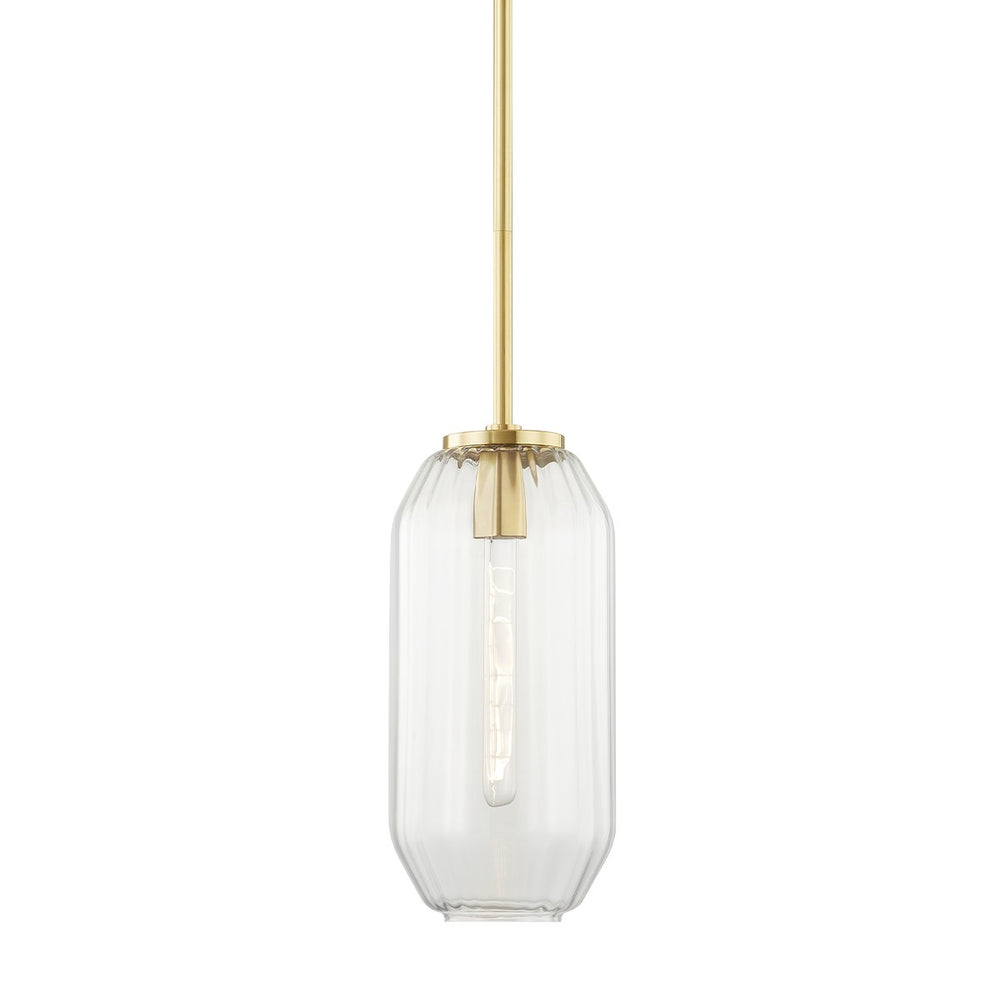 Hudson Valley Canada - One Light Pendant - Bennett - Aged Brass- Union Lighting Luminaires Decor