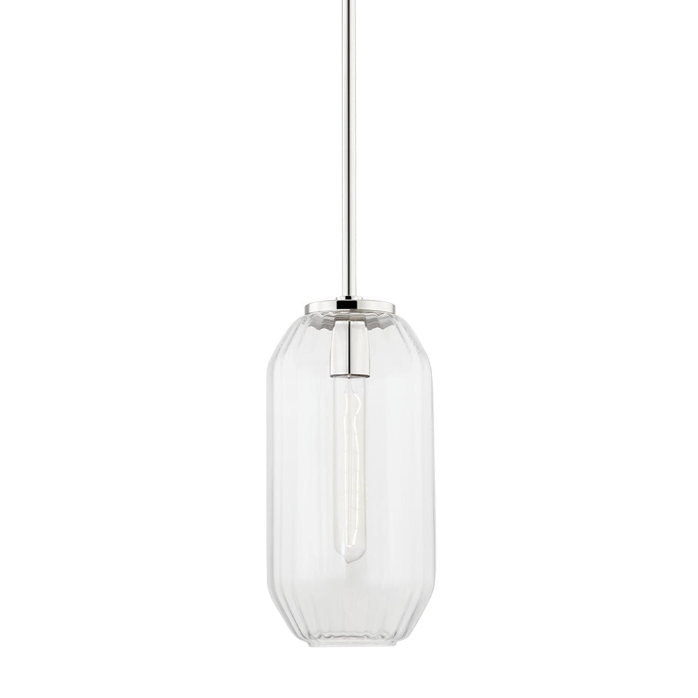Hudson Valley Canada - One Light Pendant - Bennett - Polished Nickel- Union Lighting Luminaires Decor