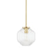 Hudson Valley Canada - One Light Pendant - Bennett - Aged Brass- Union Lighting Luminaires Decor