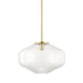 Hudson Valley Canada - One Light Pendant - Bennett - Aged Brass- Union Lighting Luminaires Decor