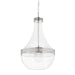 Hudson Valley Canada - One Light Pendant - Hagen - Polished Nickel- Union Lighting Luminaires Decor