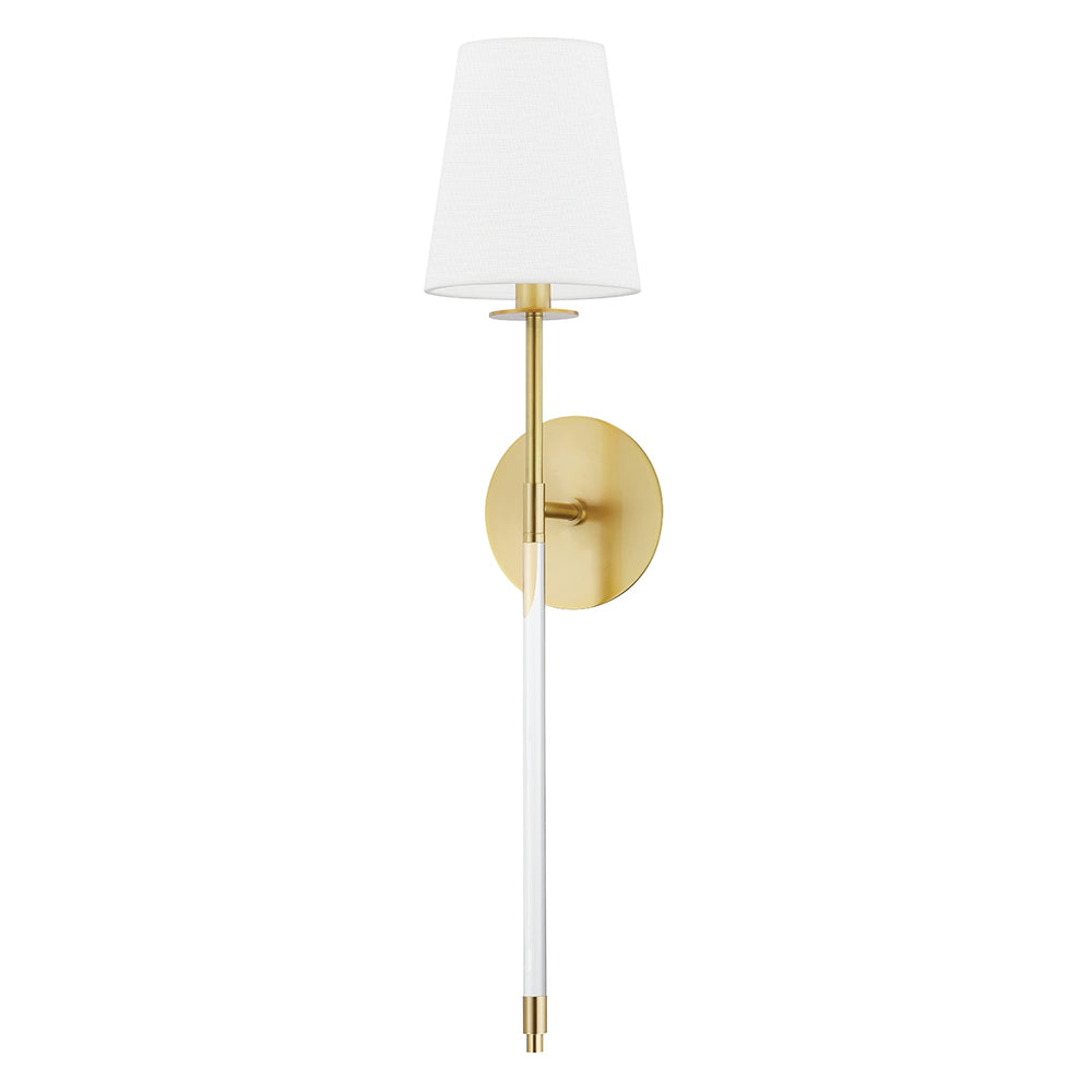 Hudson Valley Canada - One Light Wall Sconce - Niagara - Aged Brass- Union Lighting Luminaires Decor