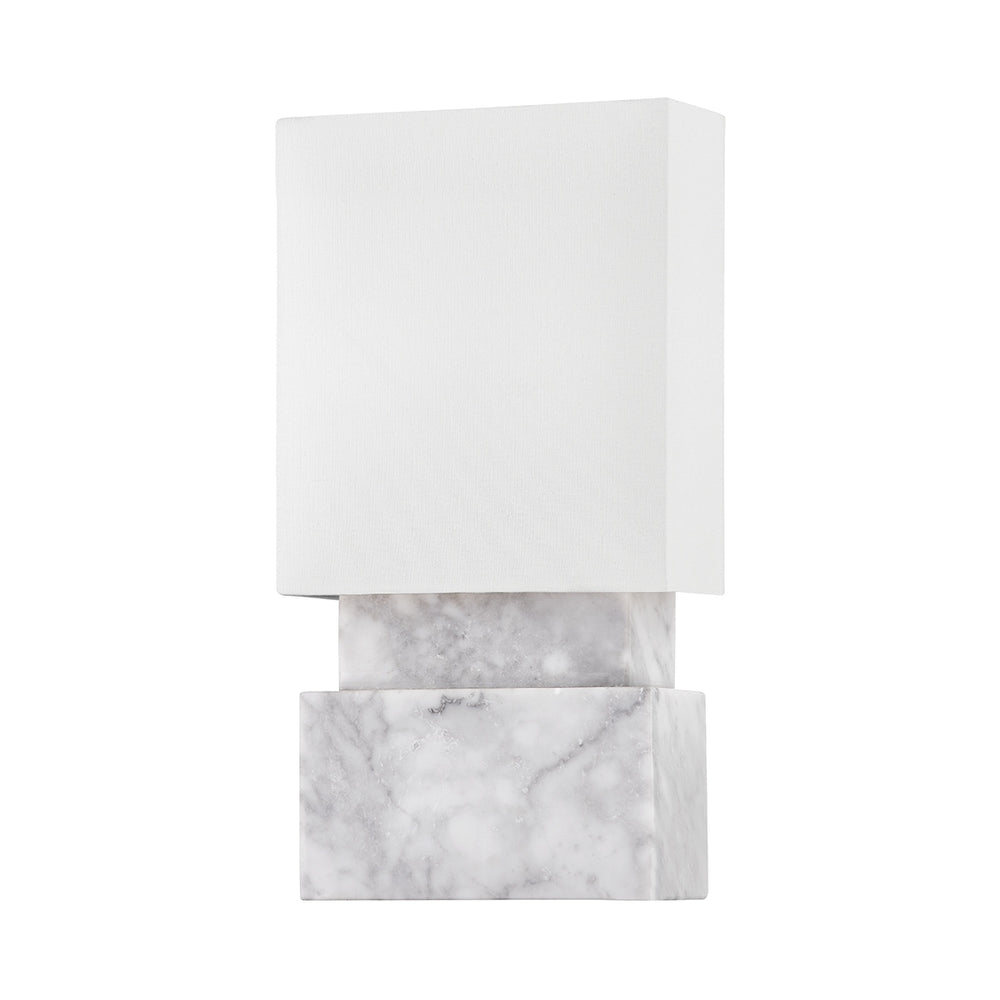Hudson Valley Canada - Two Light Wall Sconce - Haight - White Marble- Union Lighting Luminaires Decor
