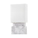 Hudson Valley Canada - Two Light Wall Sconce - Haight - White Marble- Union Lighting Luminaires Decor