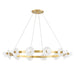 Hudson Valley Canada - 12 Light Chandelier - Austen - Aged Brass- Union Lighting Luminaires Decor