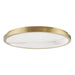 Hudson Valley - LED Flush Mount - Woodhaven - Aged Brass- Union Lighting Luminaires Decor