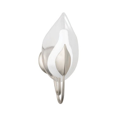 Hudson Valley Canada - One Light Wall Sconce - Blossom - Silver Leaf- Union Lighting Luminaires Decor