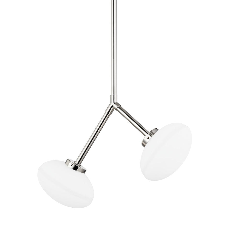 Hudson Valley Canada - Two Light Pendant - Wagner - Polished Nickel- Union Lighting Luminaires Decor