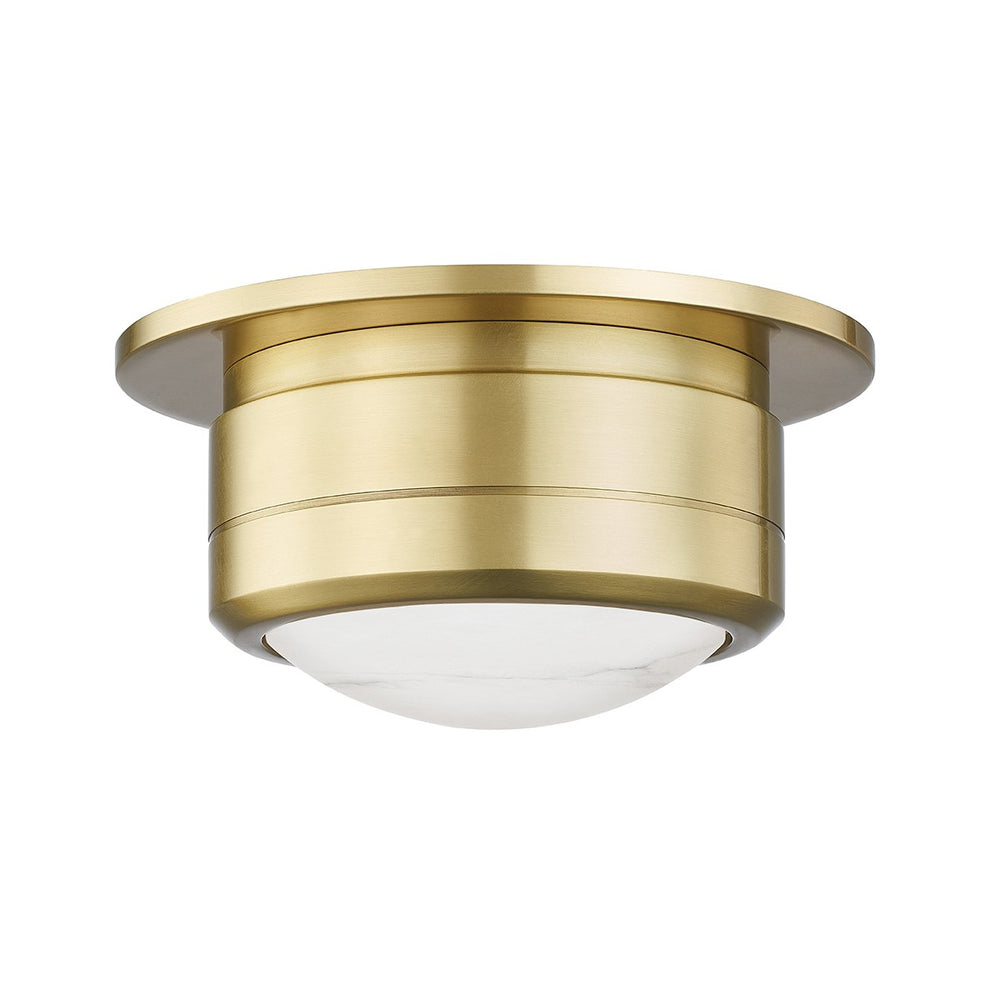 Hudson Valley Canada - LED Flush Mount - Greenport - Aged Brass- Union Lighting Luminaires Decor