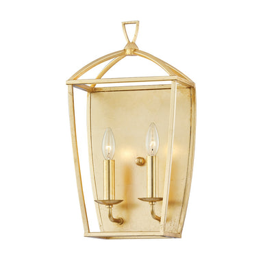 Hudson Valley Canada - Two Light Wall Sconce - Bryant - Gold Leaf- Union Lighting Luminaires Decor