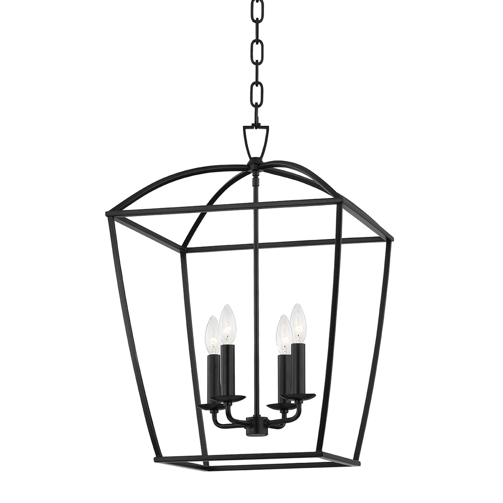 Hudson Valley Canada - Four Light Lantern - Bryant - Aged Iron- Union Lighting Luminaires Decor