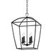 Hudson Valley Canada - Four Light Lantern - Bryant - Aged Iron- Union Lighting Luminaires Decor