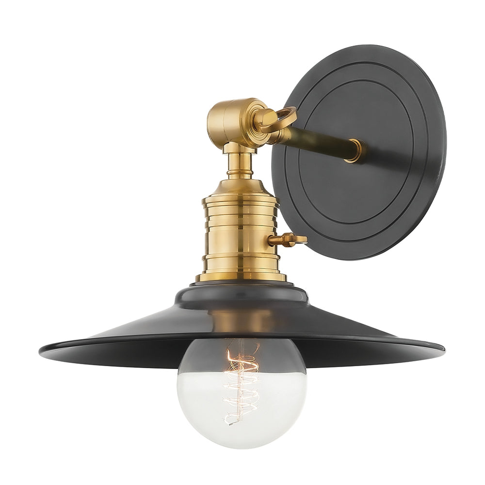 Hudson Valley Canada - One Light Wall Sconce - Garden City - Aged Old Bronze- Union Lighting Luminaires Decor