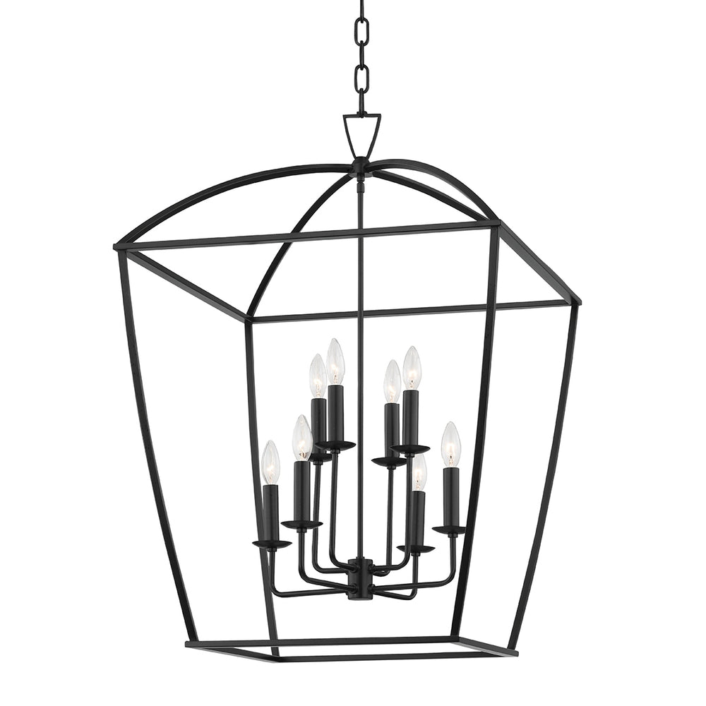 Hudson Valley Canada - Eight Light Lantern - Bryant - Aged Iron- Union Lighting Luminaires Decor
