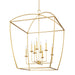 Hudson Valley Canada - Eight Light Lantern - Bryant - Gold Leaf- Union Lighting Luminaires Decor