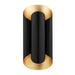 Hudson Valley Canada - Two Light Wall Sconce - Banks - Gold Leaf/Black- Union Lighting Luminaires Decor