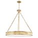 Hudson Valley Canada - Eight Light Pendant - Middlebury - Aged Brass- Union Lighting Luminaires Decor