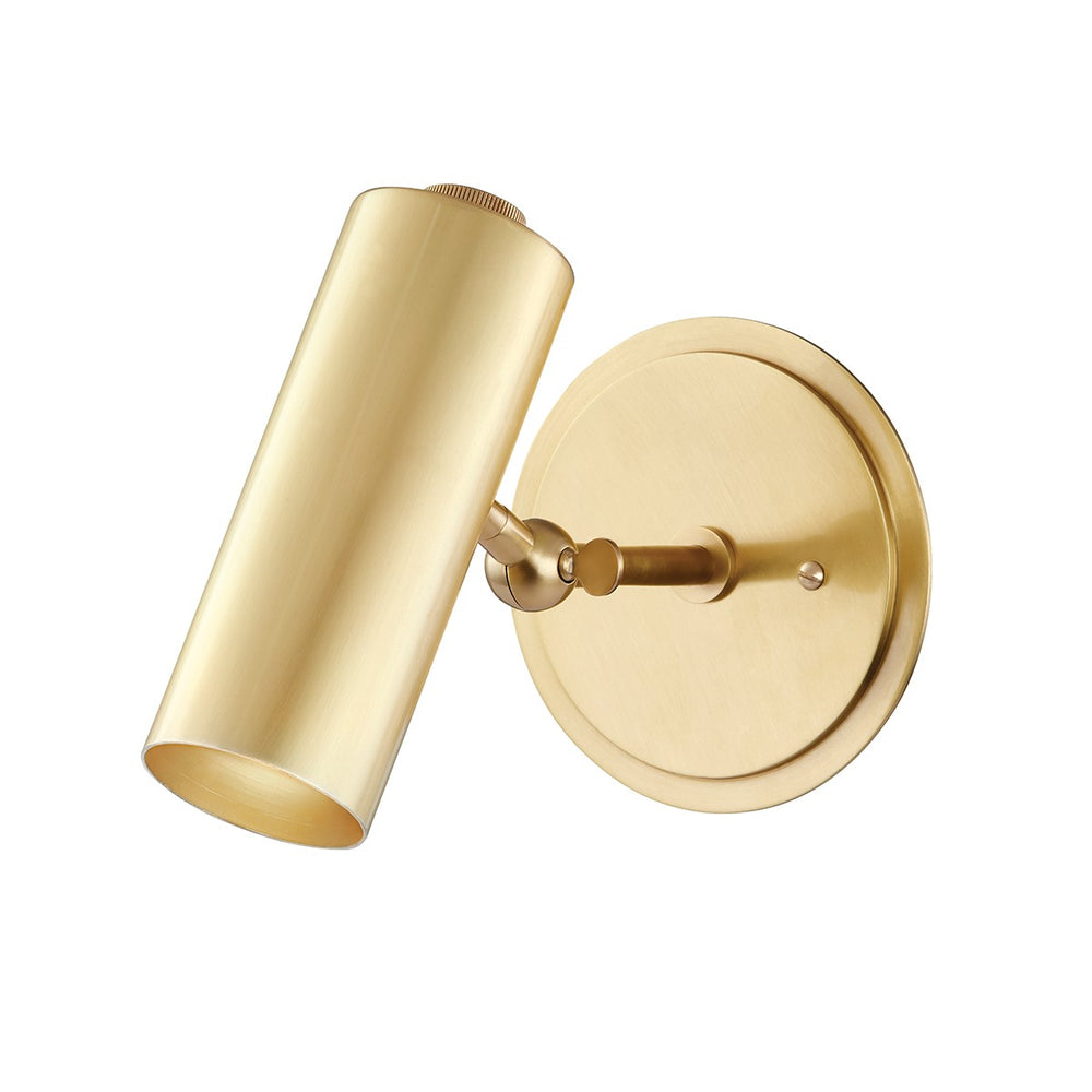 Hudson Valley Canada - One Light Wall Sconce - Bushwick - Aged Brass- Union Lighting Luminaires Decor