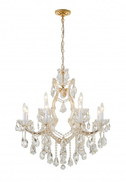 Bethel International Canada - 12 Light Chandelier - Gold- Union Lighting Luminaires Decor