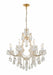 Bethel International Canada - 12 Light Chandelier - Gold- Union Lighting Luminaires Decor