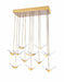 Bethel International Canada - LED Chandelier - Gold- Union Lighting Luminaires Decor