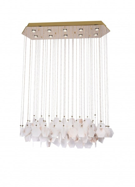 Bethel International Canada - LED Chandelier - Gold- Union Lighting Luminaires Decor