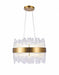 Bethel International Canada - LED Chandelier - Matte Brass- Union Lighting Luminaires Decor