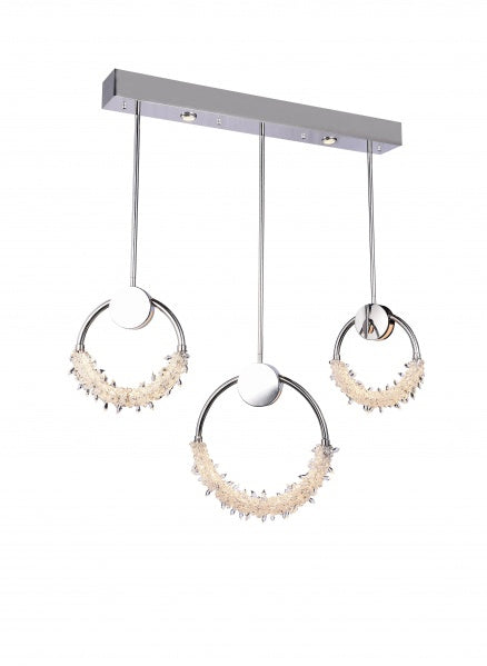 Bethel International Canada - LED Island Pendant - Chrome- Union Lighting Luminaires Decor