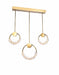 Bethel International Canada - LED Island Pendant - Gold- Union Lighting Luminaires Decor