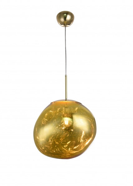 Bethel International Canada - One Light Pendant - Gold- Union Lighting Luminaires Decor