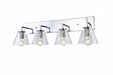 Bethel International Canada - Four Light Wall Sconce - Chrome- Union Lighting Luminaires Decor