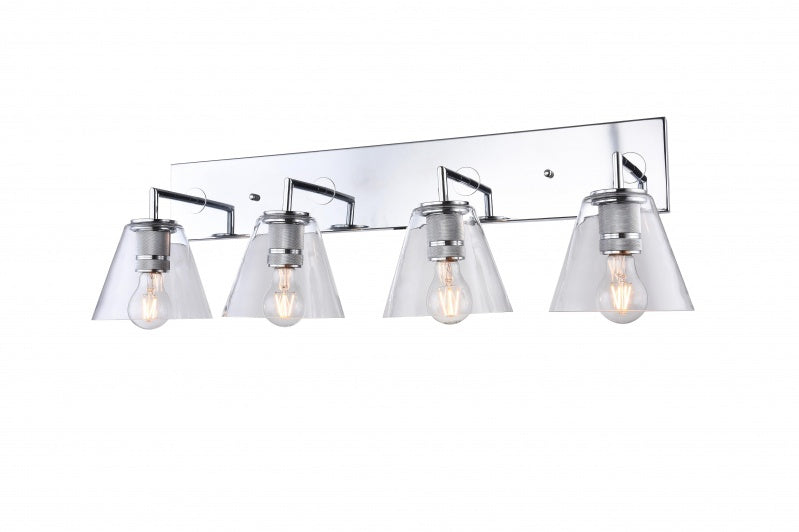 Bethel International Canada - Four Light Wall Sconce - Chrome- Union Lighting Luminaires Decor