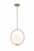 Bethel International Canada - One Light Pendant - Gold- Union Lighting Luminaires Decor