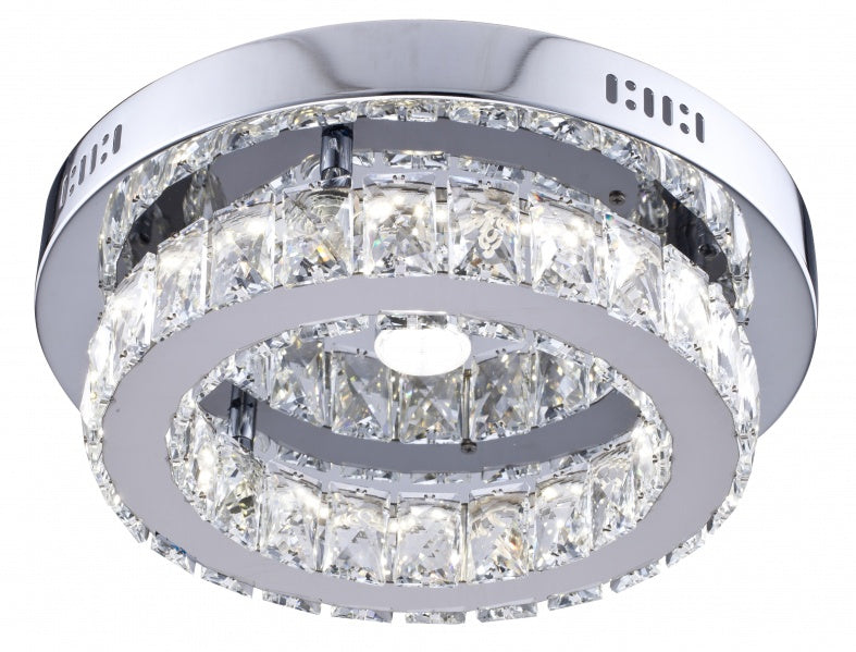 Bethel International Canada - LED Flush Mount - Chrome- Union Lighting Luminaires Decor