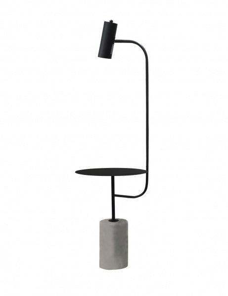 Bethel International Canada - One Light Floor Lamp - Matte Black- Union Lighting Luminaires Decor