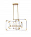 Bethel International Canada - Six Light Chandelier - Copper- Union Lighting Luminaires Decor