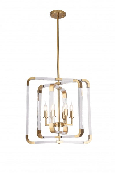 Bethel International Canada - Six Light Chandelier - Copper- Union Lighting Luminaires Decor