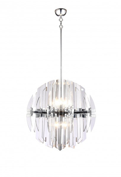 Bethel International Canada - Ten Light Chandelier - Chrome- Union Lighting Luminaires Decor