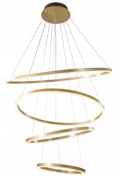 Bethel International Canada - LED Chandelier - Gold- Union Lighting Luminaires Decor