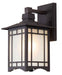 Bethel International Canada - One Light Outdoor Wall Sconce - Bronze- Union Lighting Luminaires Decor