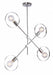 Bethel International Canada - Four Light Chandelier - Chrome- Union Lighting Luminaires Decor