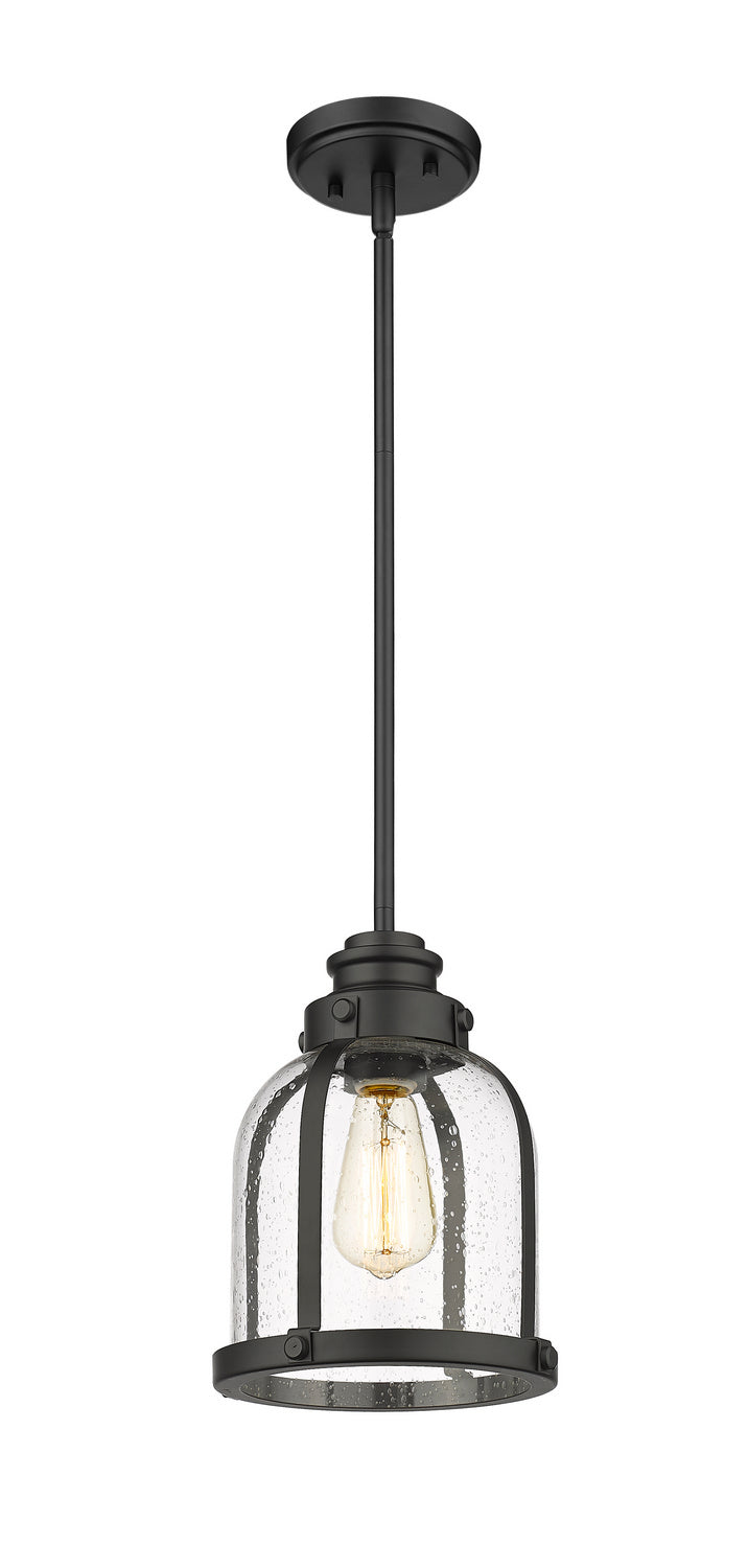 Z-Lite Canada - One Light Pendant - Burren - Matte Black- Union Lighting Luminaires Decor