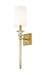 Z-Lite Canada - One Light Wall Sconce - Ava - Rubbed Brass- Union Lighting Luminaires Decor