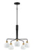 Maxim - Five Light Chandelier - Coraline - Bronze / Satin Brass- Union Lighting Luminaires Decor